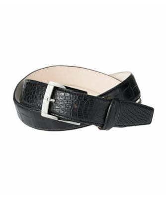 ＜CYPRIS (Men)＞マットクロコダイルベルト　４０２３